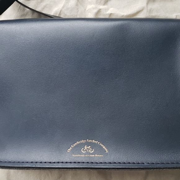 Cream and Blue Cambridge Satchel - Picture 6 of 6